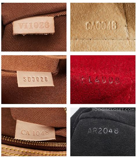 fake louis vuitton date codes|Louis Vuitton pochette date code.